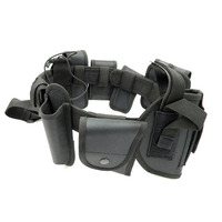 Ceinture Tactique Multifonctionnelle Ajustable de Haute Qualité pour Entraînement et Sécurité, Kit Utilitaire d'Extérieur avec Pochettes