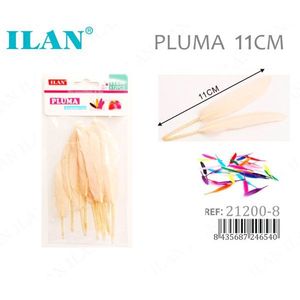 Piume naturali ILAN Pluma 11 cm per artigianato e decorazioni - Product Image 1