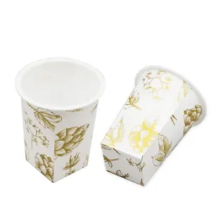 CX055 HDPP 180ml tasses à lait, pudding, yaourt, emballage alimentaire, tasse à crème glacée en plastique