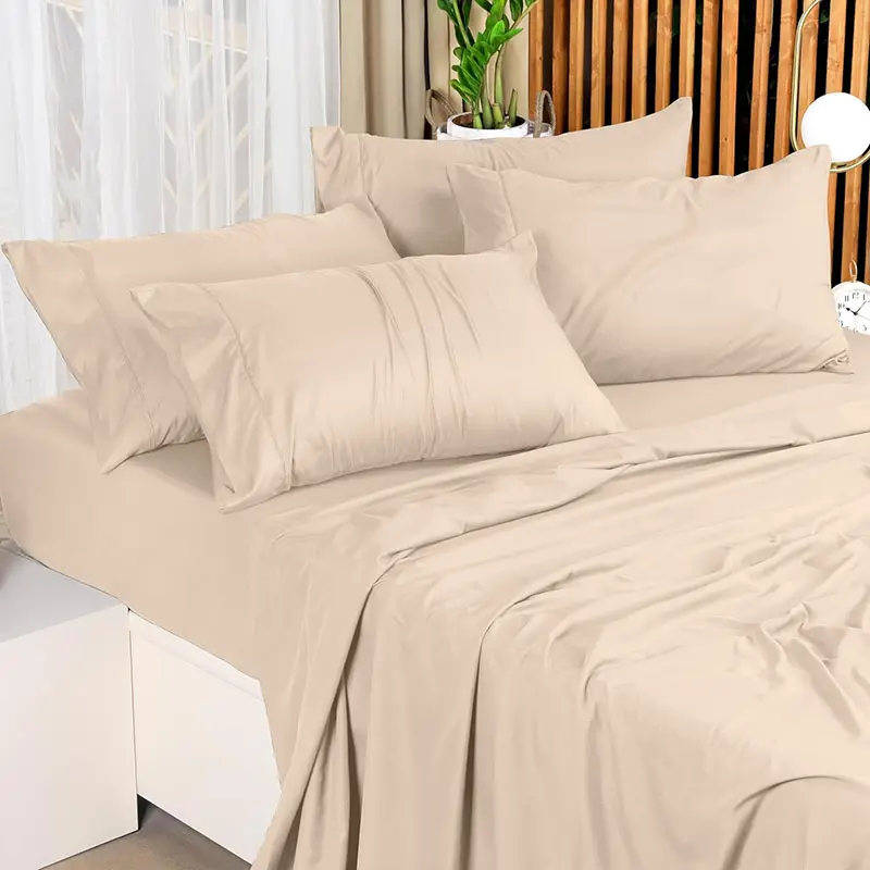 枕カバー付き低価格シングルサイズマイクロファイバーフィットシートベッド用Sabanas Para Cama優れた価値のあるフィット & フラットシート