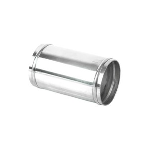 Tubo de entrada de aire de aluminio de 120 mm de longitud para mejora del motor, color plateado, ajuste universal - Product Image 3