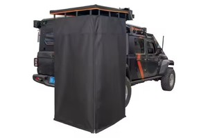Tente de douche pliable en aluminium pour <span class=keywords><strong>camping</strong></span> extérieur, taille personnalisée, pour voiture, avec toilettes intégrées - Product Image 2