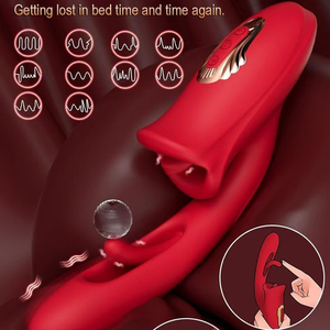 3 trong 1 lưỡi âm vật liếm G tại chỗ Vibrator người lớn núm vú kích thích cặp vợ chồng niềm vui trò chơi tình dục - Product Image 6
