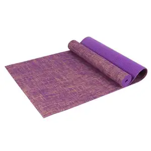 Esterilla de Yoga sándwich de malla antidesgarro súper elástica Material TPE Excelente en antideslizante