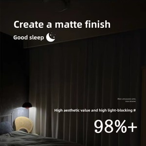 Cortinas Modernas para Sala de Estar Shading Master 2025, Nuevas, Completamente Opacas, Shaoxing Keqiao Luxe Chenille, Tonos Cremosos, Temporada de Primavera - Product Image 4