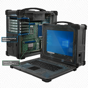 คอมพิวเตอร์พกพาแบบพับได้ขนาด 17.3 นิ้ว ทนทาน พร้อมช่องเสียบ Multi PCI PCIE พอร์ต RS485 ช่องต่อแบบ Serial ตัวเครื่องทำจากโลหะผสม Mg-Al เหมาะสำหรับงานอุตสาหกรรม - Product Image 1