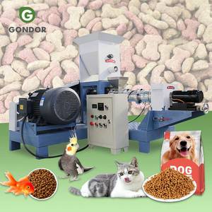 Machine de fabrication d'aliments pour animaux aquatiques (crevettes, truites, poissons) - Extrudeuse mini pour aliments flottants 250 kg/h - Product Image 1