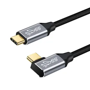 USB 3.1 Gen2 Loại C Cáp Thunderbolt truyền video cáp dữ liệu 100wpd sạc nhanh 4K @ 60Hz HD cáp mở rộng