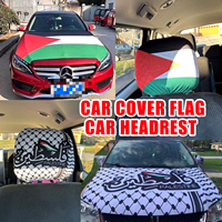 Écharpe en soie de qualité supérieure 3x5 Grade B, bracelet et sac drapeau palestiniens haut de gamme, Free Palestine