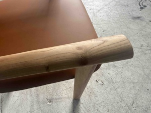 Sillas de Comedor Nórdicas Modernas de Lujo, Duraderas, de Madera Maciza, Cómodas, para Eventos y Banquetes, Teti Porada, de Cuero Blanco, Muebles para el Hogar, Diseño - Product Image 5