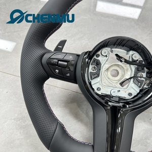 Volant chauffant <span class=keywords><strong>de</strong></span> Vibration ACC en cuir <span class=keywords><strong>de</strong></span> Type D <span class=keywords><strong>de</strong></span> haute qualité pour BMW F10 F30 F32 E70 E90 E71 M3 M6X1X3X5 modifié et amélioré - Product Image 2