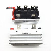 Module d'alimentation redresseur à pont de diodes triphasé DOTO 50A 1200V avec boîtier métallique en aluminium SQL 50A 1200V