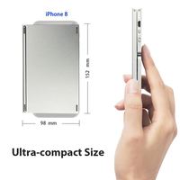 Keyboard Lipat Ultra Tipis Nirkabel Isi Ulang Ukuran Saku B033 dengan Touchpad Keyboard Lipat