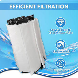 Blove delfino 59023400 completo elemento filtrante in plastica gruppo gruppo spurgo aria gruppo strumento per la pulizia della piscina accessorio - Product Image 3