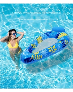 Плавательный бассейн для взрослых, надувной диван, сетчатая спинка, плавающий ряд с листьями, ложа, кленовый лист, плавательное кольцо - Product Image 6
