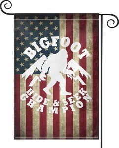 Personnalisation à bas prix 12x18 pouces <span class=keywords><strong>Bigfoot</strong></span> Believe Sasquatch Garden Flag Welcome Party Décorations extérieures - Product Image 1