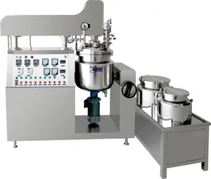 100liter factory price homogenizing emulsifier mixer cosmetics vacuum mixer creams high shear homogenizer mixer