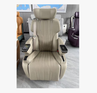 Asiento Aero de Lujo GZYLC para Furgoneta Comercial, Compatible con Benz W447 Vito V-Class V250 V300 Metris, Asiento de Coche, Sofá Cama, Alphard, Sprinter, en Cuero