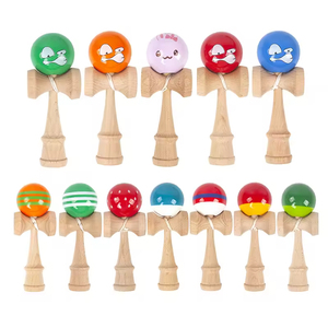EDULAND OEM ODM CPC CE Kendama Giocattolo in Legno, Giochi di Abilità con Spada, Coppa e Palla, Giocattoli Educativi per Esterni, Regali Sportivi Personalizzati per Bambini - Product Image 5