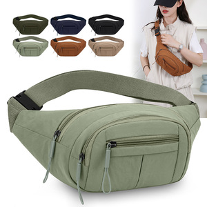 Women's Large Capacity Waist Bag Multiple Pockets Water Resistant Casual Crossbody Bag For Everyday Use Summer 2026 - Product Image 1