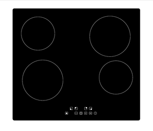 Placa de cocina de cerámica <span class=keywords><strong>Vitro</strong></span> infrarroja de cerámica Domino de <span class=keywords><strong>2</strong></span> quemadores integrada con control táctil - Product Image 5