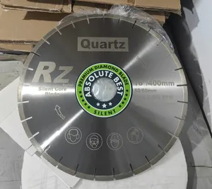 Lama per sega segmentata diamantata RZ da 14 pollici 350mm per il taglio di quarzo pietra marmo Engineered quartz disco diamantado