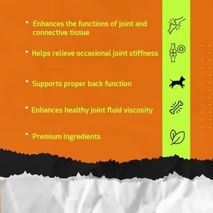 טבליות לעיסות לכלבים המכילות גלוקוזאמין ו-MSM, למכירה חמה, מקדמות את פיתוח הסחוס, תוספי תזונה לחיות מחמד. - Product Image 2