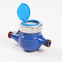 Customizable Iron 15mm 20mm Brass Multi Jet Dry Type Mechanical Water Meter with Threaded Connection