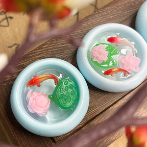Lotus Pond Night Squeeze Squeeze en TPR, outil anti-stress et sensoriel pour filles, pour soulager l'anxiété et l'effet de la dépression - Product Image 4