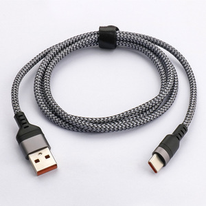 <span class=keywords><strong>สาย</strong></span>ไนลอ<span class=keywords><strong>น</strong></span>ถัก6A USB A ถึง Micro 5Pin Type C Android <span class=keywords><strong>สาย</strong></span>ข้อมูล USB สำหรับ Android iPhone Projector ในรถยนต์ <span class=keywords><strong>HDTV</strong></span> - Product Image 1