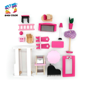 Casa de muñecas grande de madera <span class=keywords><strong>para</strong></span> <span class=keywords><strong>niñas</strong></span>, 3 pisos, W06A445 - Product Image 3