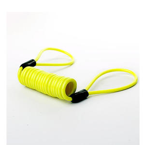 Câble de frein à disque pour moto en acier à ressort bleu, antivol, pour voyage et rangement - Product Image 3