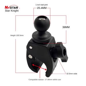 Enxing Knight universel 1 pouce petite bouche moto vélo support de voiture chargeur de Base fixe à dégagement rapide téléphone portable Portable - Product Image 2