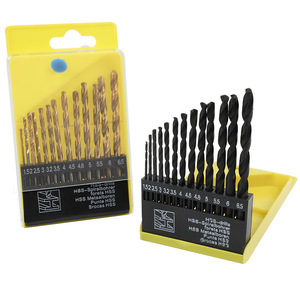Dr. Giant 13 Pc Hss Twist Drill Bit Set 1.5 To 6.5 Mm Wood Drilling Tool Kit Black Oxide Finish - Product Image 4