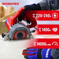 Coupe-marbre WORKPRO 110 mm, outils de coupe électriques, 1400 W, coupe-carreaux, coupe-pierre