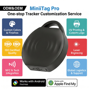 Localizador GPS para iOS y Android, Etiqueta de Rastreo para Aventureros al Aire Libre, MiniTag Pro para Rastreo de Drones, Recargable por USB-<span class=keywords><strong>C</strong></span> - Product Image 1
