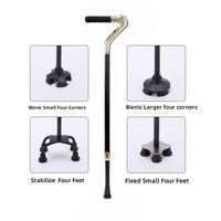 Bastón para caminar plegable de aluminio ajustable ligero inteligente con alarma y luz LED y reloj con pantalla LED para adultos