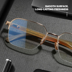 サン・ヴァン・ゴッホ直販ビジネススタイルアイウェアフレーム高級ホーンチタン素材メガネフレーム（顔の大きな方用） - Product Image 3