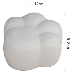 Yeni özel basit seramik kedi pençe şekilli kül Urn mezar cenaze Cinerary tabut evcil ve insan külleri için - Product Image 5