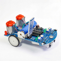 Kit de Voiture Télécommandée Mini BT avec Détection de Gravité, Suivi Intelligent et Évitement d'Obstacles, Kit Électronique DIY à Souder, DC 3.7V