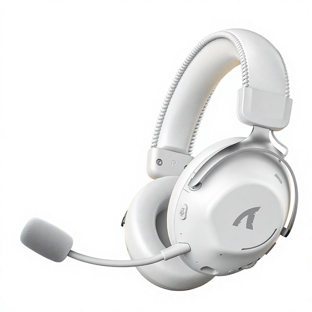ATTACKSHARK L50PRO Wireless Gaming Headset Tri-Mode Lightweight with Microphone Active Noise Cancellation for PC Games Headphone