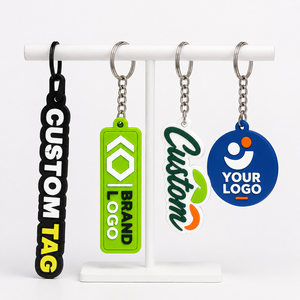 Certified Factory Pvc Rubber Silicone <b>Custom</b> Shape Color <b>Keychain</b> Manufacturers <b>Custom</b> Letter Logo Pvc <b>Keychain</b> - Product Image 1