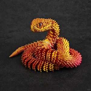 Jouets mignons de haute qualité imprimés en 3D, serpent anaconda à assembler pour garçons, œuf de serpent avec yeux imprimés en 3D et serpent à l'intérieur - Product Image 6