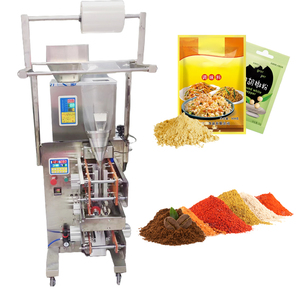 Machine à emballer pneumatique automatique de poudre de granules de cachetage de <span class=keywords><strong>quatre</strong></span> côtés Machine à emballer de joint 4 côtés pour l'épice - Product Image 1
