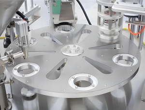 Venta caliente automática de alta precisión taza de café caída papel de filtro caída presionando tapa de alimentación sellado máquina de embalaje - Product Image 2