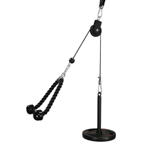 Système de poulie de traction réglable en métal pour machine à câble, accessoire pour triceps et biceps, équipement de musculation DIY pour 1 personne