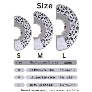 엘리자베스 서클 수술 후 보호 개를위한 핥기 및 물기 방지 기능이있는 부드러운 애완 동물 칼라 폴리에스터 헤드 기어 - Product Image 3