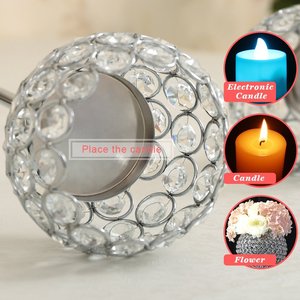 Ensemble de 2 bougeoirs pour décoration de centres de table de mariage - Product Image 4