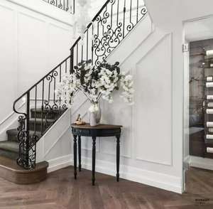 Ringhiera <span class=keywords><strong>in</strong></span> Ferro Battuto Decorativa LC Design Moderno per Villa, <span class=keywords><strong>Balcone</strong></span> Esterno con Parapetto <span class=keywords><strong>in</strong></span> <span class=keywords><strong>Vetro</strong></span>, Materiale <span class=keywords><strong>in</strong></span> Ferro, Veranda, Garanzia 5 Anni - Product Image 3