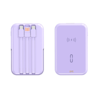 Batterie externe pleine capacité 15W magnétique 10000mAh avec support, station de charge portable 22.5W à charge rapide
